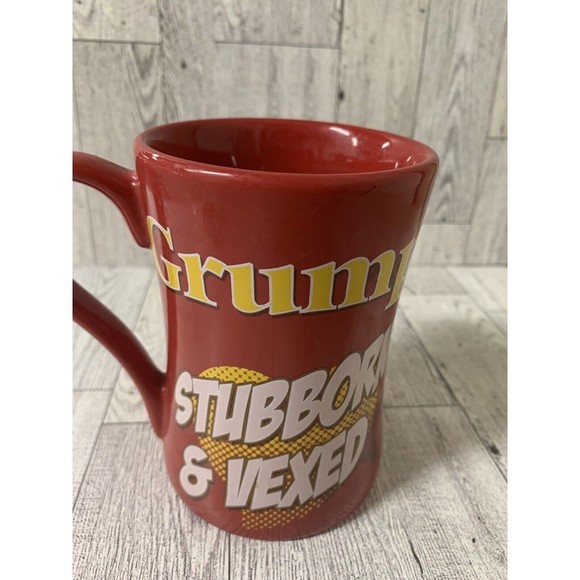 Disney Store Grumpy Stubborn & Vexed Mug Cup‎ Snow White & The Seven Dwarfs Mug - Picture 2 of 5